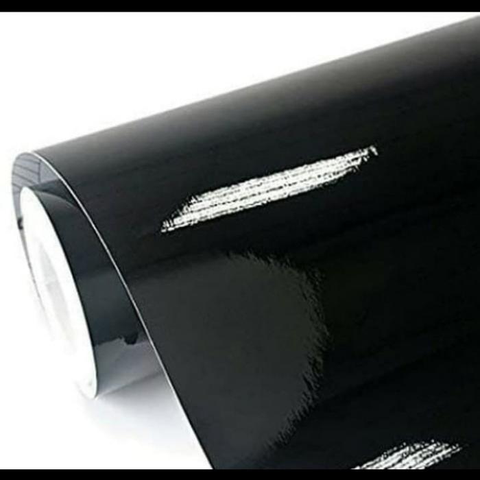 Gambar STICKER STIKER SKOTLET VINYL BLACK GLOSSY/ HITAM GLOSSY 152CM X 100CM - Hitam dari PDL-Store undefined Tokopedia