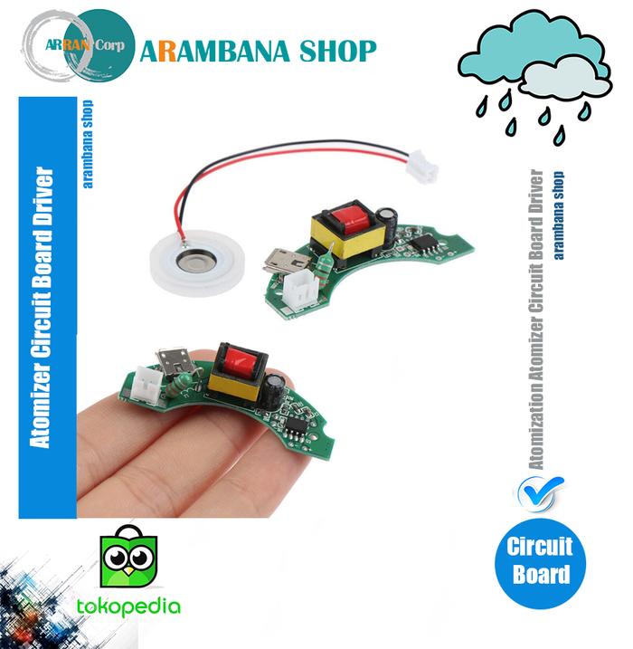 Gambar mist maker Ultrasonic /mistmaker Fogger Modul Ceramic Humidifier - Modul 3 dari ARAMBANA undefined Tokopedia