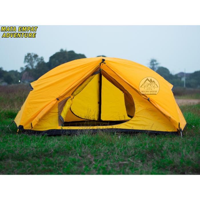 Gambar TENDA CAMPING GUNUNG TENDA HILMAN EARLY BIRD SMART 2P TENDA OUTDOOR - Kuning dari Mata Empat Adventure undefined Tokopedia
