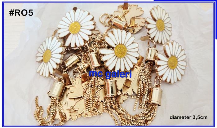 Gambar ASESORIS TAS SELEMPANG RUMBAI IMPORT WANITA (isi @1 pcs) TAS WANITA - RO6, BLACK NIKEL dari lianajayastore undefined 5 Tokopedia