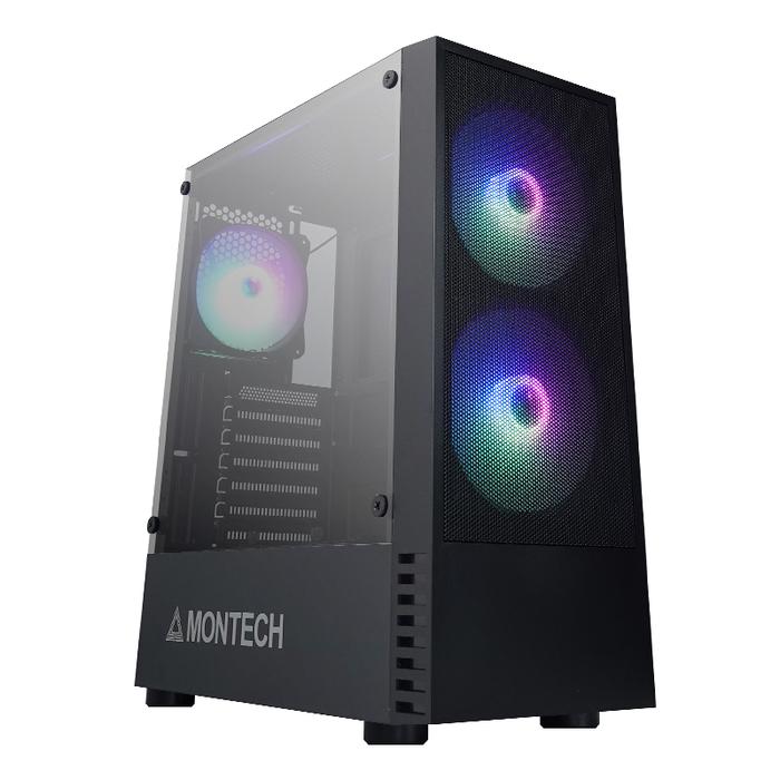 Gambar Montech X2 Mesh ARGB Mid Tower ATX MATX - Case PC - Hitam dari STAR17 COM undefined Tokopedia
