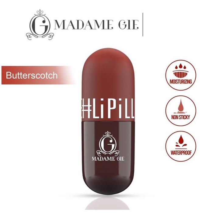 Gambar Madame Gie LiPil Madame Gie Official Store | Liptint Liptin Lip Tint - Butterscoth dari Pinkangelus undefined 5 Tokopedia