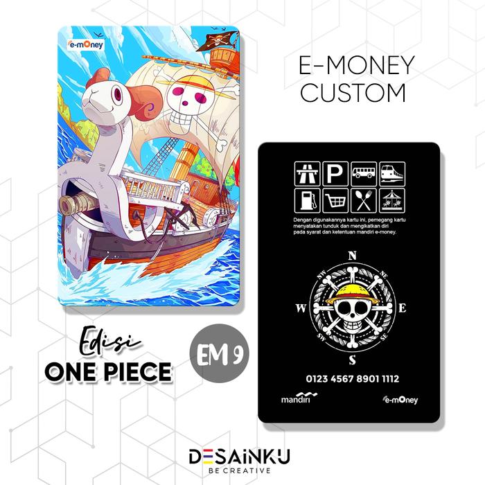 Tap Emoney Jual E-money One Piece Edition / Emoney Custom / Emoney Anime / E-TOLL ...