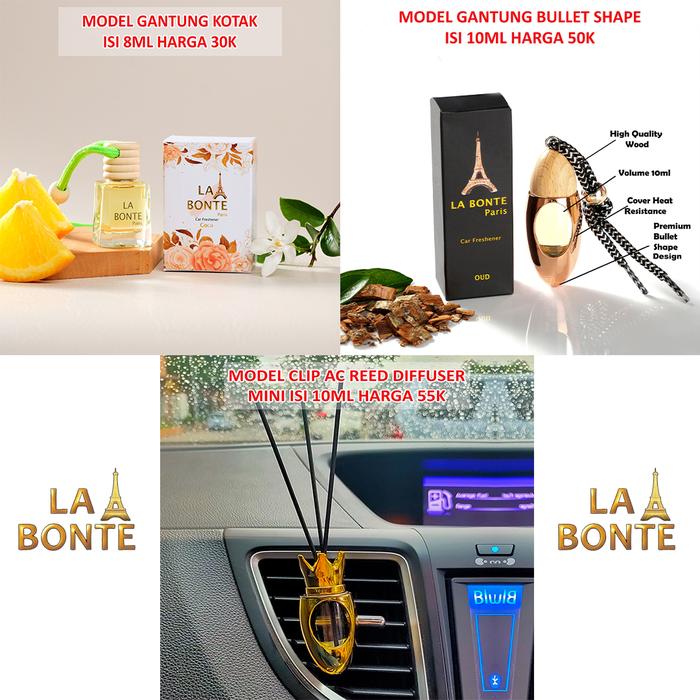 Gambar La Bonte Parfum Pengharum Mobil Gantung Mewah 10ml - 11 Aroma Premium Tahan Lama - Romance, Bullet 10ml dari La Bonte Official Store undefined Tokopedia