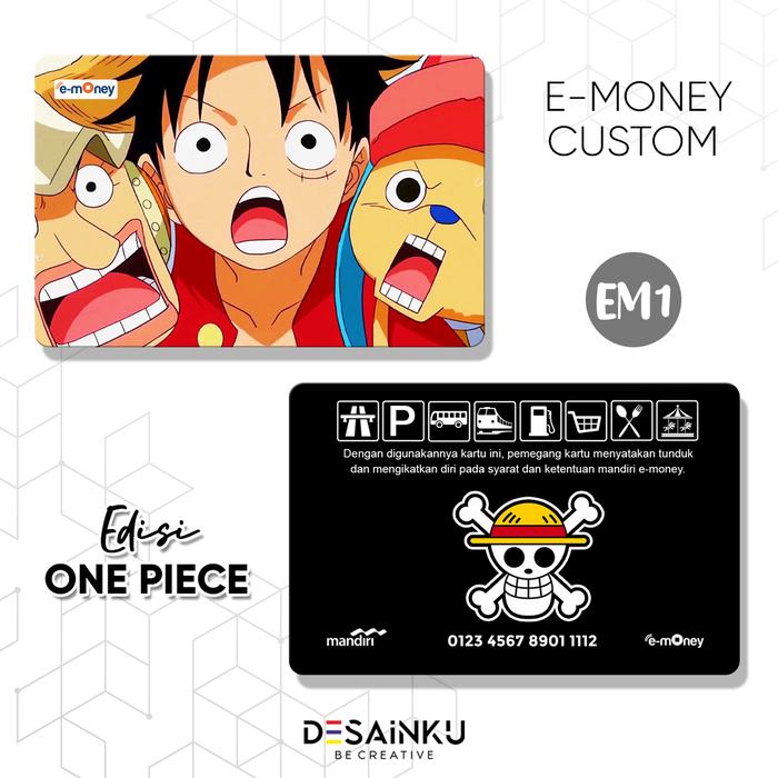 Custom Box Emoney Jual E-money One Piece Edition / Emoney Custom / Emoney Anime / E-TOLL ...