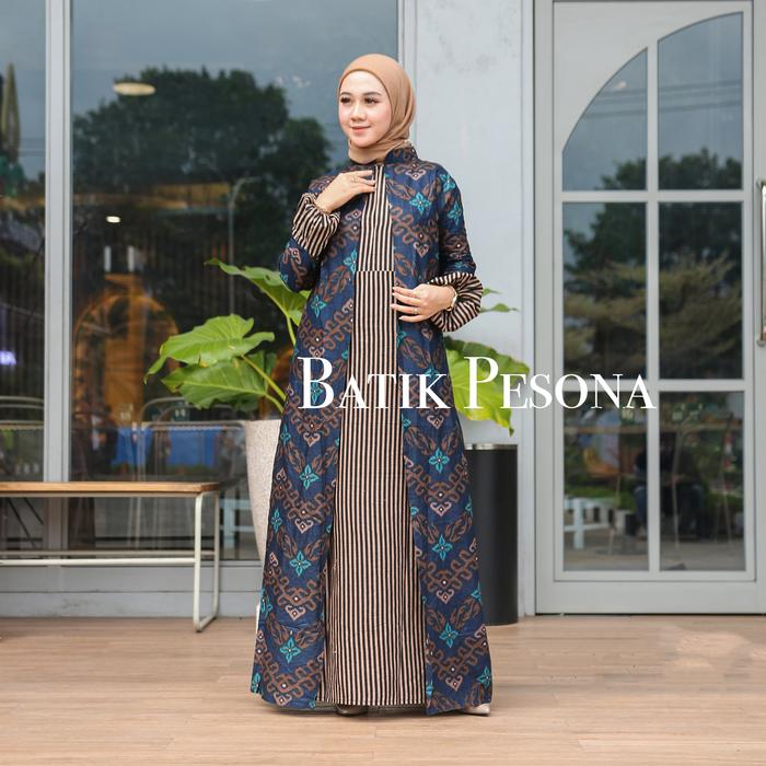 Gambar Baju Batik Couple Keluarga Model Terbaru / Set Couple Keluarga - Gamis ibu, XXL dari Kencana Clothing_NEW undefined Tokopedia