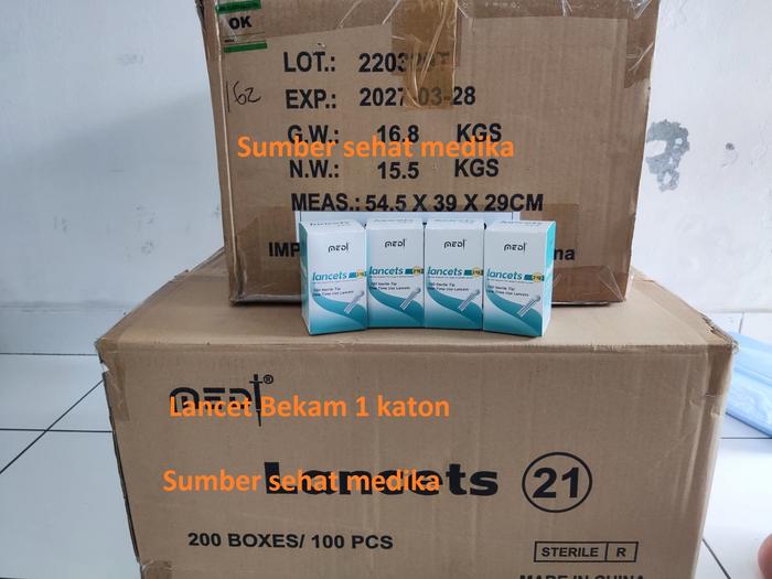 Jual Jarum Bekam 21G Medilance Medt Lancet Bekam 21 G Medt - 21G 1 Pack ...