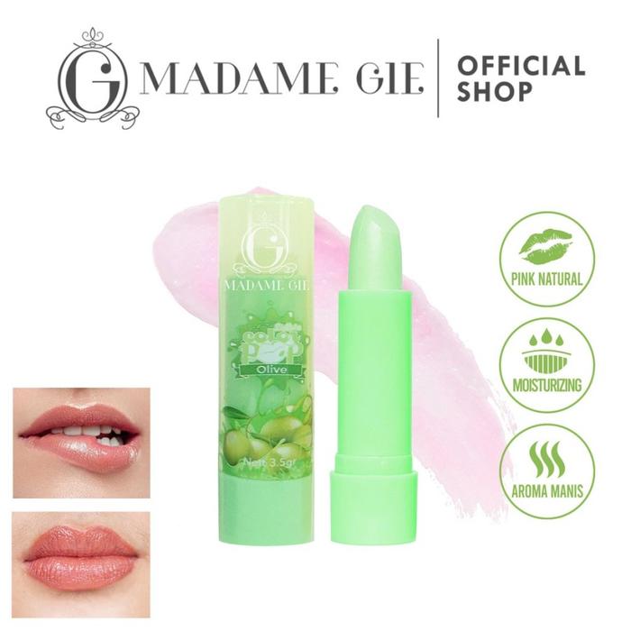 Gambar Madame Gie Color Pop Lip Balm Fruity Series Madame Gie Official Store - Olive dari Pinkangelus undefined Tokopedia