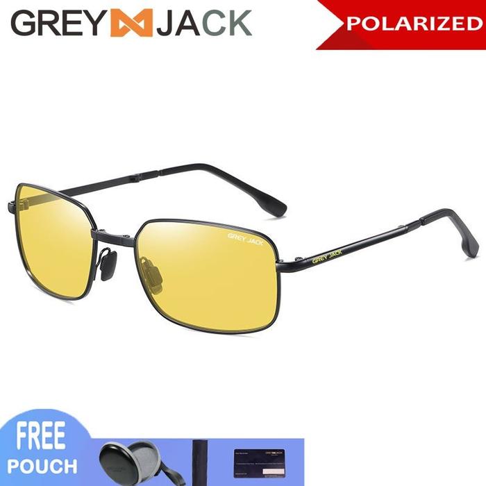 Gambar Grey Jack Kacamata Night Vision Siang Malam Lipat Anti Silau Kotak 615 - NIGHT VSN-BLK dari Grey Jack Eyewear undefined Tokopedia