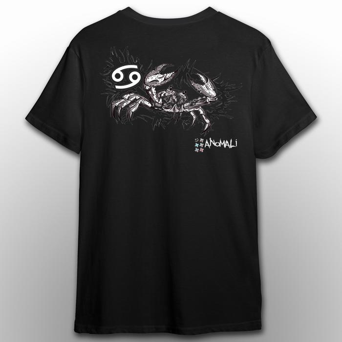 Gambar Kaos kronic hitam premium pria/wanita zodiak Cancer - Hitam, S dari kaos kronic undefined Tokopedia