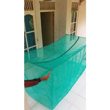 Gambar Jaring keramba waring hapa ikan lele nila 1.5x1x1 kasa siap pakai - kain kasa hijau, 1.5x1x1 tutup dari Vanjavastore2211 undefined Tokopedia