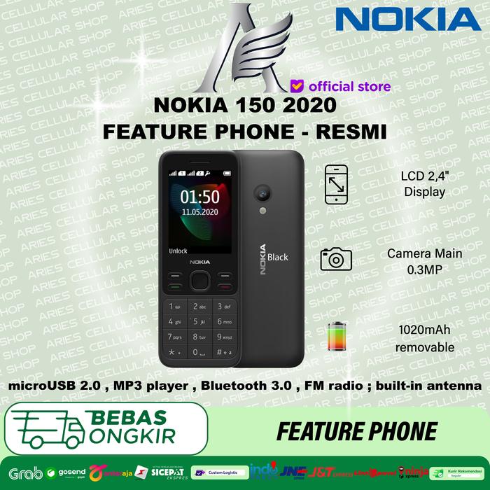 Gambar Nokia 150 New Original Garansi Resmi - Black dari Hpsupermurah_NEW undefined Tokopedia