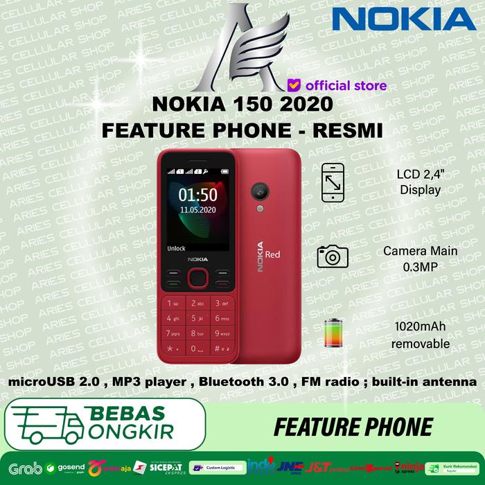 Gambar Nokia 150 New Original Garansi Resmi - Red dari Hpsupermurah_NEW undefined Tokopedia