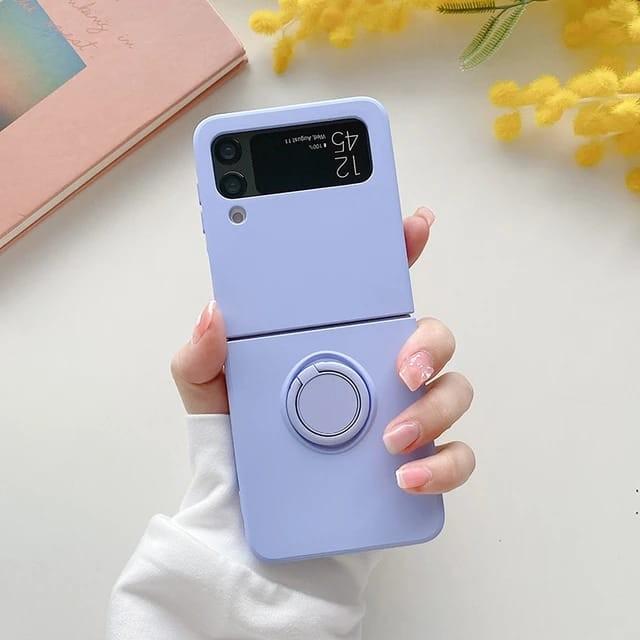 Gambar SOFT CASE SAMSUNG GALAXY Z FLIP4 5G FLIP 4 MICROFIBER SUEDE SILICONE - Lavender Grey dari Factory Accessories undefined Tokopedia