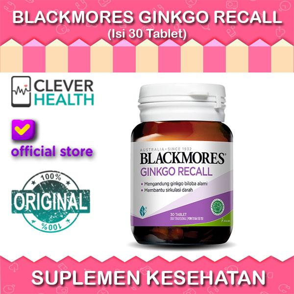 Gambar BLACKMORES GINKGO RECALL 30 TABLET dari CleverHealth undefined Tokopedia