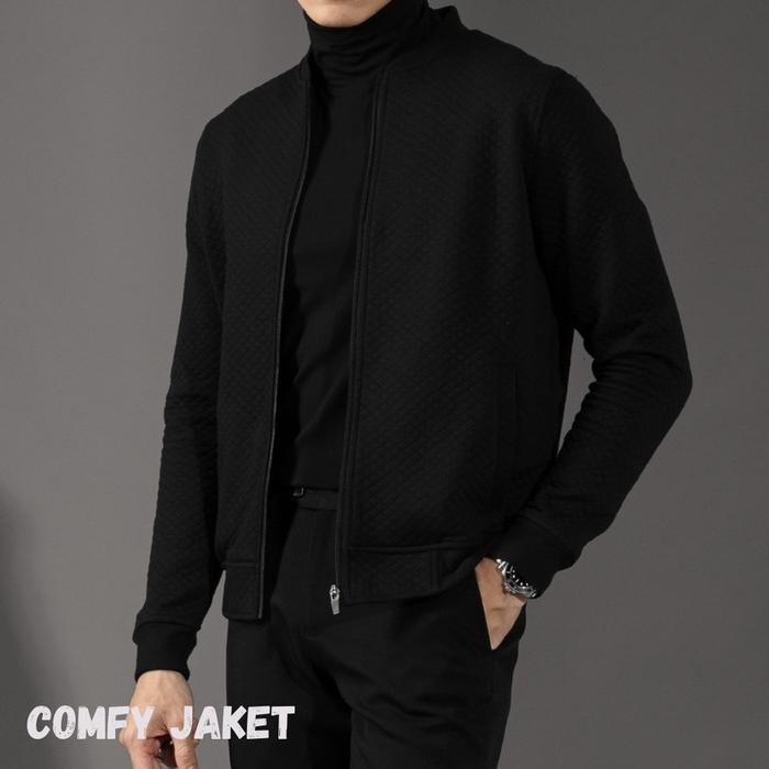 Gambar Jaket Pria Jaket Comfy Pria Premium Jaket Bomber Formal Casual Distro - Hitam, S dari UNGSIRA STORE undefined Tokopedia