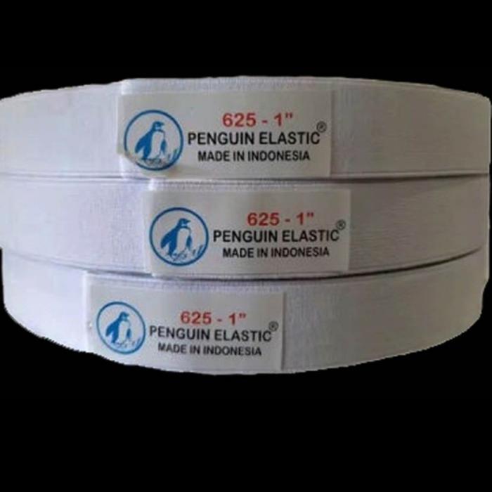 Gambar Karet Kolor Elastic lebar 1 inch 2.5 cm Penguin 625 Elastis per meter dari Grosir Anx 1 undefined Tokopedia