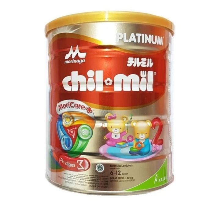 Gambar MORINAGA CHIL MIL PLATINUM 800GR / SUSU FORMULA BAYI USIA 6-12 BULAN dari Aurolyn undefined Tokopedia