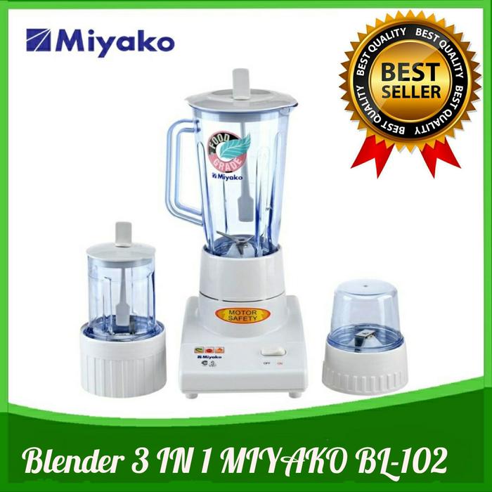 Gambar Mesin Blender Penghalus Buah Bumbu Makanan Miyako 3in1 BL102PL dari toko maju jayo undefined Tokopedia