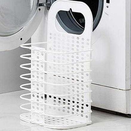 Gambar Keranjang Baju Cucian Pakaian Kotor Laundry Basket/Laundry Bag - Putih dari Shenarcimahibandung undefined Tokopedia