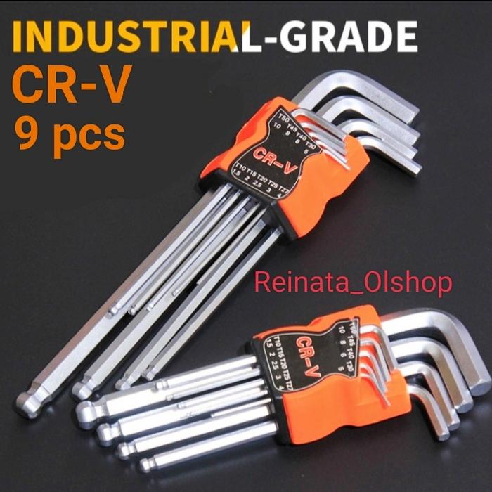 Gambar Kunci L Set Tekiro 8 pcs - Merk CR-V dari Reinata Olshop undefined Tokopedia