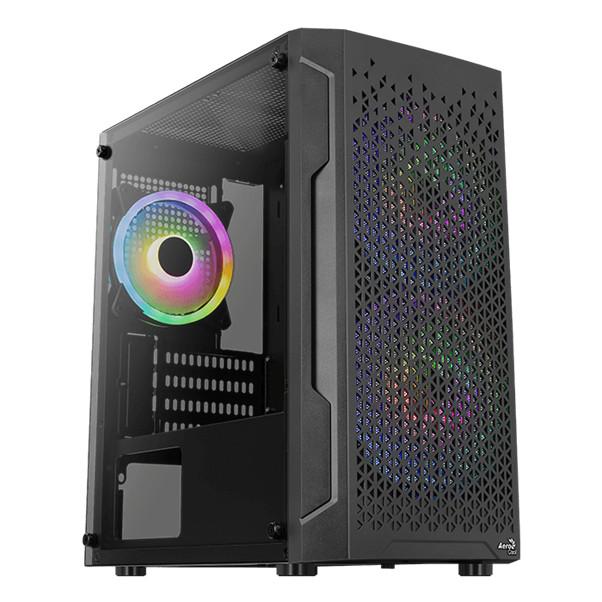 Gambar CASING PC AEROCOOL TRINITY MINI V2 [INCLUDE 3FAN FRGB] - Hitam dari V-Rey Computer undefined Tokopedia
