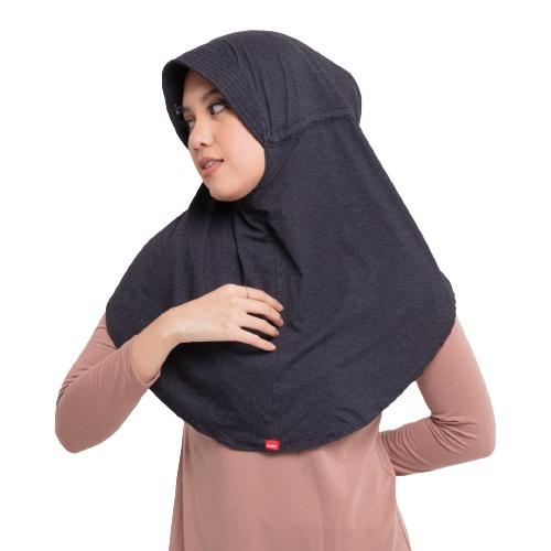 Gambar Dauky Bergo Rara Hijab Instan Serut Belakang kaos Premium - 801 Hitam dari elzatta jakarta undefined Tokopedia
