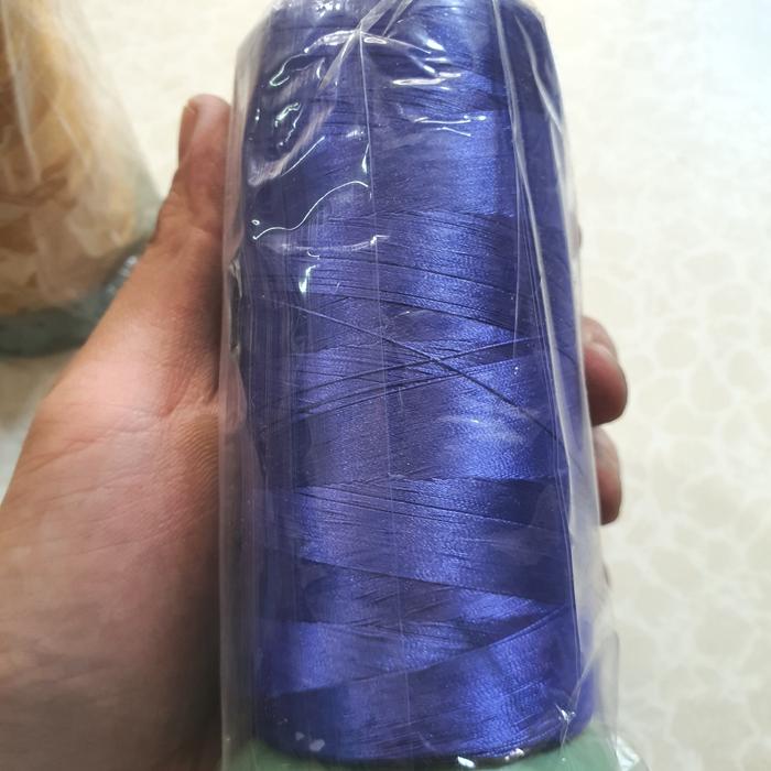 Gambar benang bordir polyester - ungu biru dari Mitra Mandiri Bersama undefined Tokopedia
