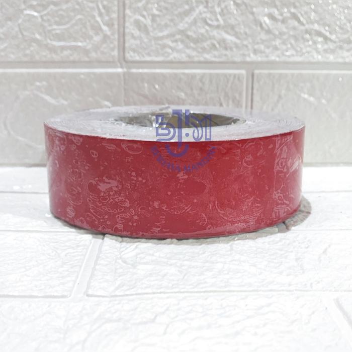 Gambar 3M Reflective 610 Mata Kucing Reflektif 5 cm 2 inch Scotchlite Sticker - Merah dari Berjaya Mandiri Stiker undefined Tokopedia