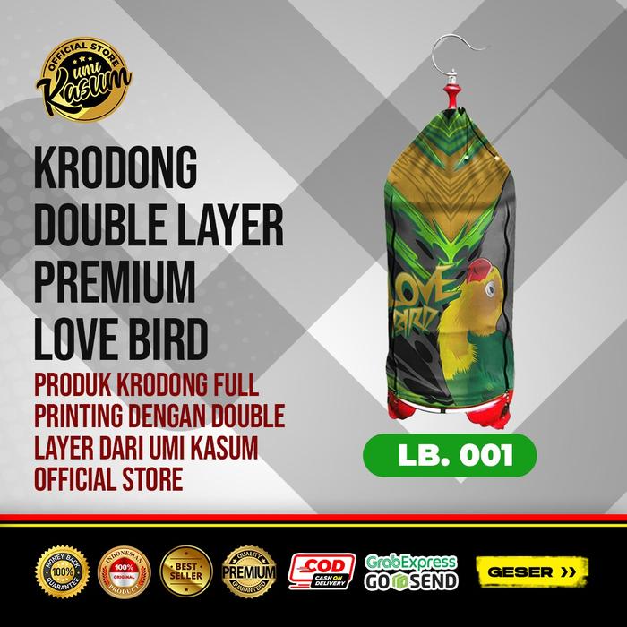 Gambar Original Premium Kerodong Lovebird Double Layer Umi Kasum Anti Kotor | KML - LB 001, No Custom dari umi kasum shop undefined Tokopedia