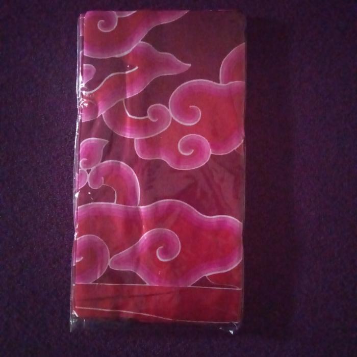 Gambar Kain Batik Printing Mega Mendung Biru Hitam - Merah dari Raisbatik undefined Tokopedia