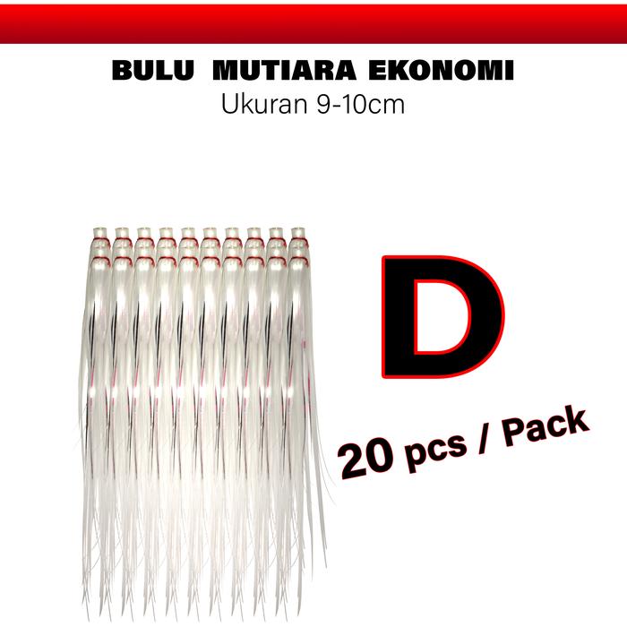 Gambar Bulu Mutiara Ekonomi / Umpan Tongkol/Tengiri/Tuna - D dari Gudang Nelayan undefined Tokopedia