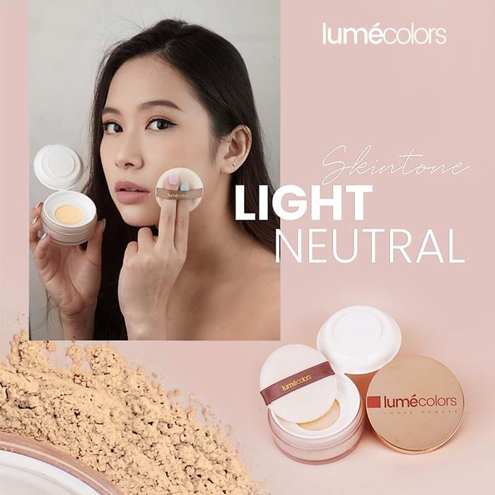 Gambar Lumecolors Loose Powder 8gr | Bedak Tabur Bertahan Hingga 16 Jam - LIGHT NEUTRAL dari Lumecolors Official Indonesia undefined Tokopedia