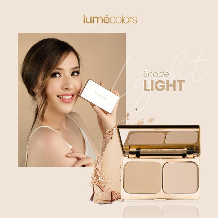 Gambar Lumecolors Compact Powder 10gr | Bedak Padat Bertahan Hingga 16 Jam - LIGHT dari Lumecolors Official Indonesia undefined Tokopedia