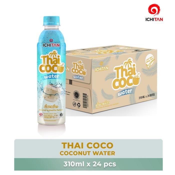 Gambar Ichitan Thai Coconut Water 310ml 1 Kardus Isi 24 Botol dari Ichitan Official Store undefined Tokopedia