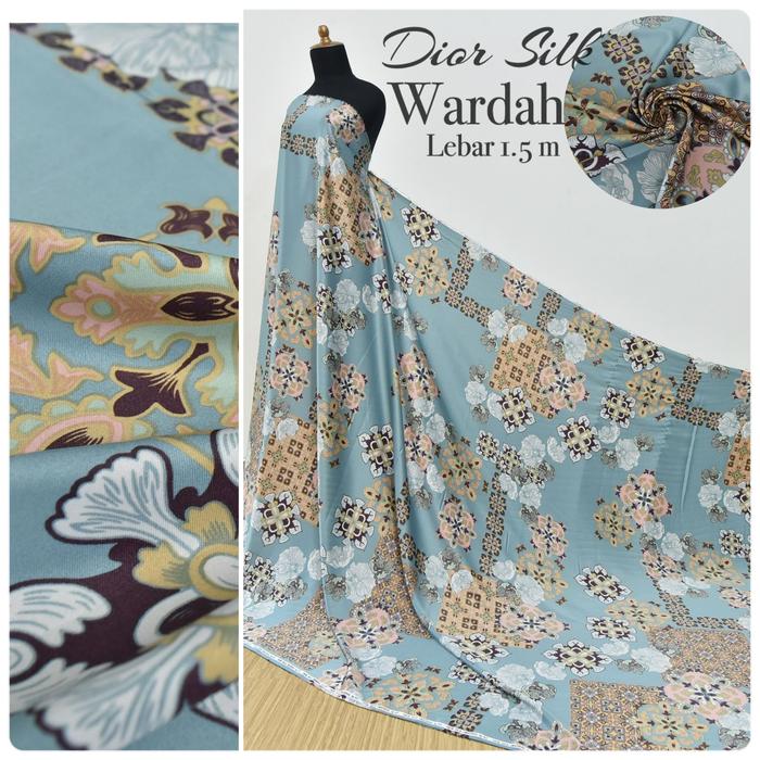 Gambar kain silk by NY | kain meteran | harga per 0,5m - wardah dari kurniatextile undefined Tokopedia