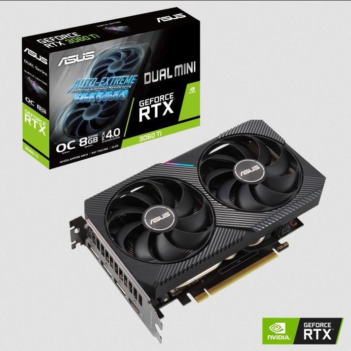 Jual ASUS RTX 3060 TI DUAL MINI OC V2 8GB DDR6 256BIT NVIDIA VGA