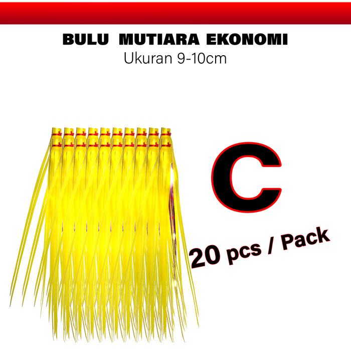 Gambar Bulu Mutiara Ekonomi / Umpan Tongkol/Tengiri/Tuna - C dari Gudang Nelayan undefined Tokopedia