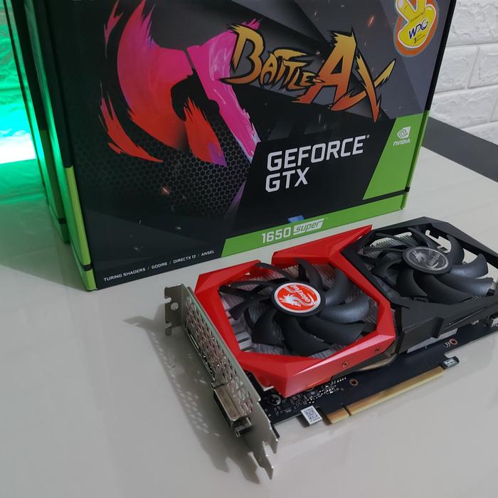 1650 Super Colorful Gtx 1650 4gb Ddr6 Battle Ax Colorful Gtx 1650