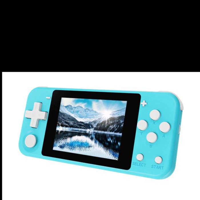 Gambar Retro game Console dual system classic handle 3.0 inch POWKIDDY Q90 - Blue dari HeLo Official Store undefined Tokopedia