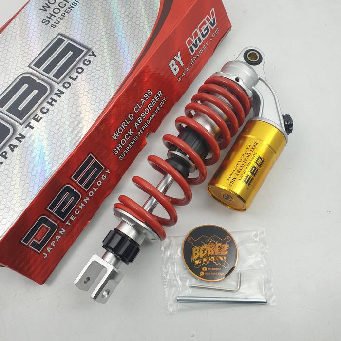Gambar Sokbreker New shock Tabung DBS 777 KT series all matic 310mm dan 330mm - gold red, 330mm dari DBSonlineshop undefined Tokopedia