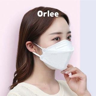 Gambar Masker KF94 Orlee 4ply earloop Peach Green Tea Matcha Cream isi 10 - Putih dari Lbagstoremall undefined Tokopedia
