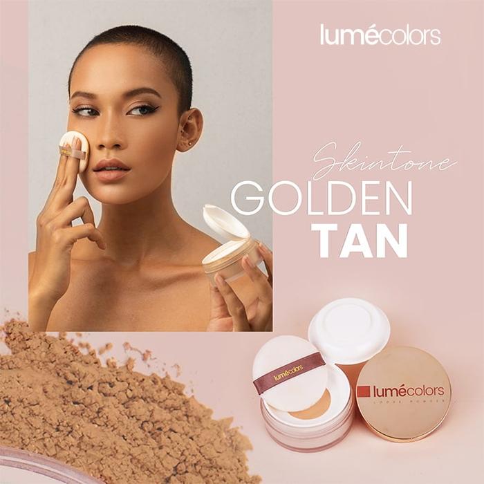 Gambar Lumecolors Loose Powder 8gr | Bedak Tabur Bertahan Hingga 16 Jam - GOLDEN TAN dari Lumecolors Official Indonesia undefined Tokopedia