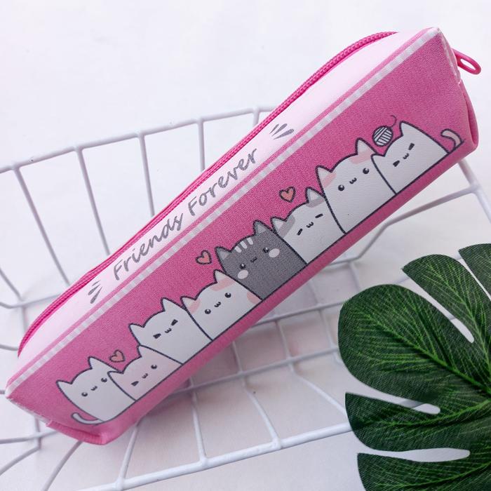 Gambar Kotak Pensil Mini Case Motif FRIENDS FOREVER Tempat Pensil Lucu - Merah dari fanila surabaya undefined Tokopedia