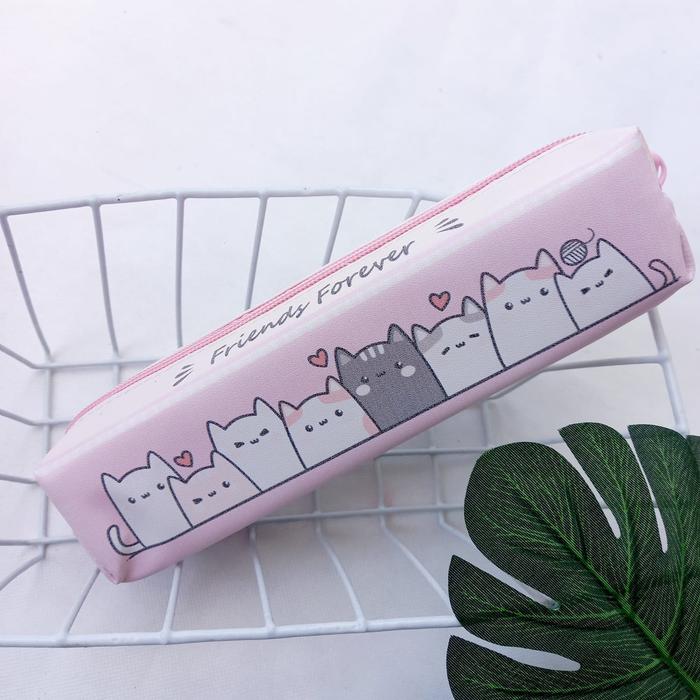 Gambar Kotak Pensil Mini Case Motif FRIENDS FOREVER Tempat Pensil Lucu - Merah Muda dari fanila surabaya undefined Tokopedia