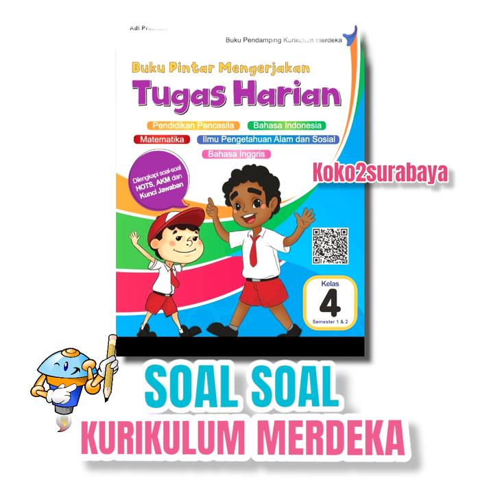 Gambar BUKU PINTAR MENGERJAKAN TUGAS HARIAN SD KELAS 1,4 KURIKULUM MERDEKA - kelas 4 dari toko buku koko2 official undefined Tokopedia