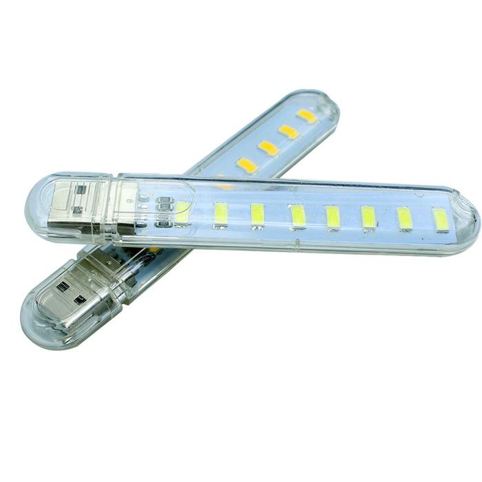 Gambar ZHMZH Lampu Belajar LED Strip Portable USB 24 LED 12W Cool White - Lamp 8 LED dari FS12 Shop undefined Tokopedia
