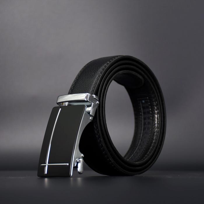 Gambar Ikat Pinggang Pria Tipe Rell Leather PU Sintetis Sabuk Pria Kulit 017 - 3silver dari namurashop25 undefined Tokopedia