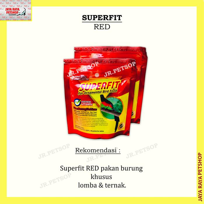 Gambar Superfit gold dan red pakan burung ternak khusus murai - RED dari JAYA RAYA PETSHOP Kab. Tulungagung Tokopedia