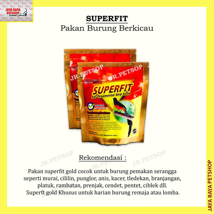 Gambar Superfit gold dan red pakan burung ternak khusus murai - GOLD dari JAYA RAYA PETSHOP undefined Tokopedia